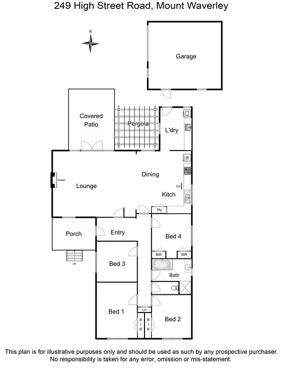 Floorplan of Homely house listing, 249 High Street Road, Mount Waverley VIC 3149