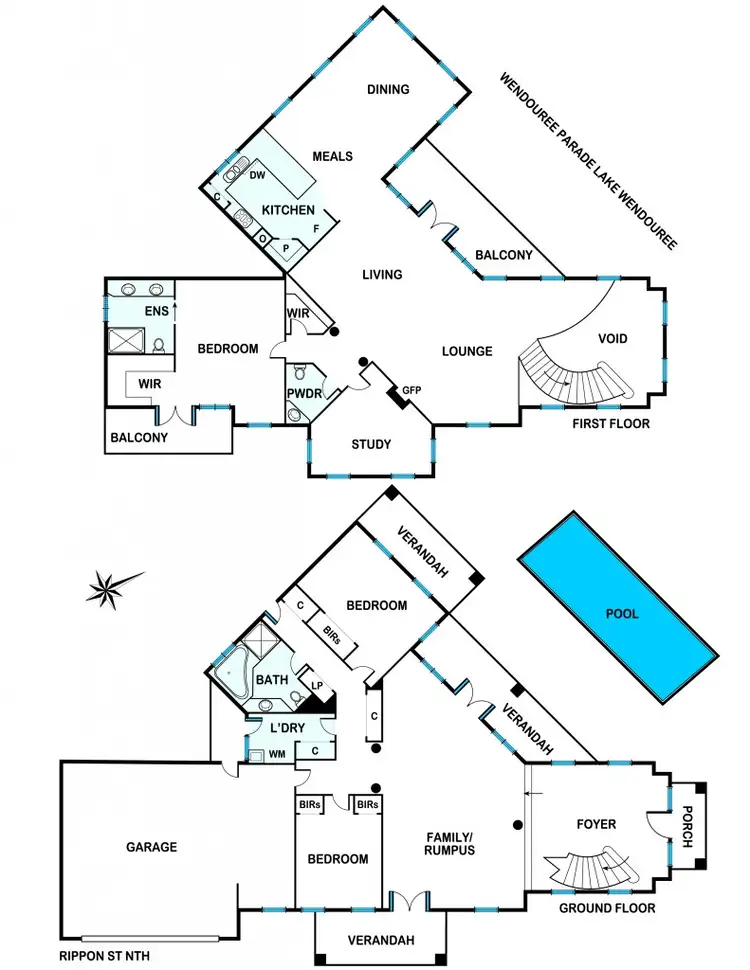 Floorplan of Homely house listing, 1 Wendouree Parade, Lake Wendouree VIC 3350