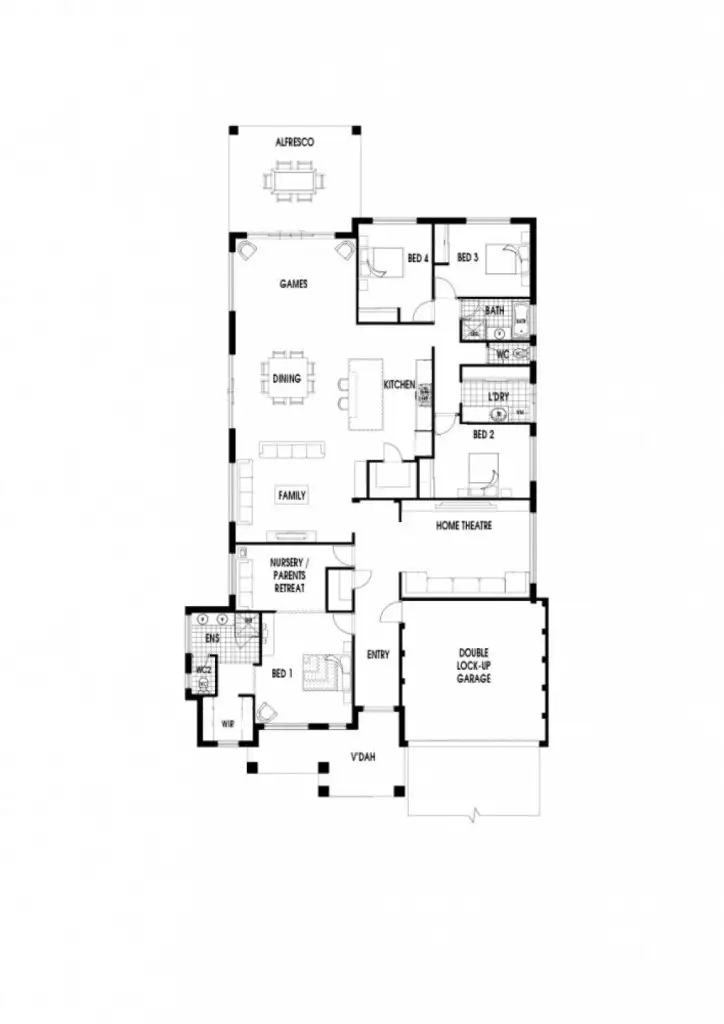 Floorplan of Homely house listing, 17 Dumbarton Way, Landsdale WA 6065