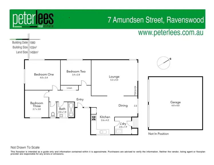 Floorplan of Homely house listing, 7 Amundsen Street, Ravenswood TAS 7250
