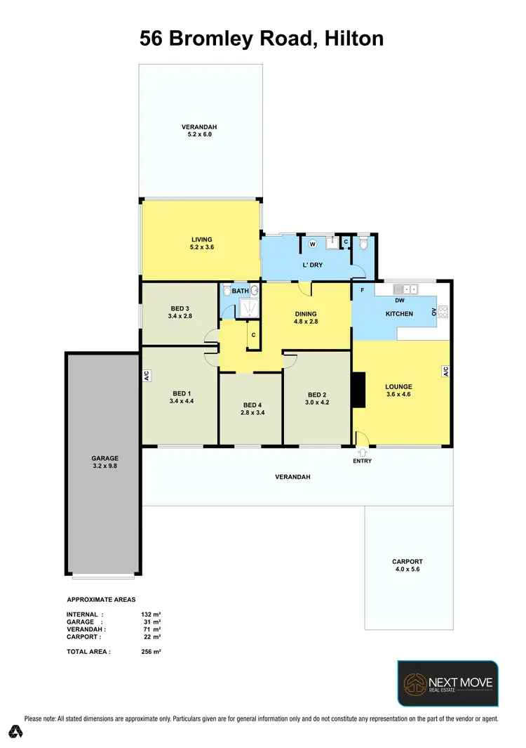 Floorplan of Homely house listing, 56 Bromley Rd, Hilton WA 6163