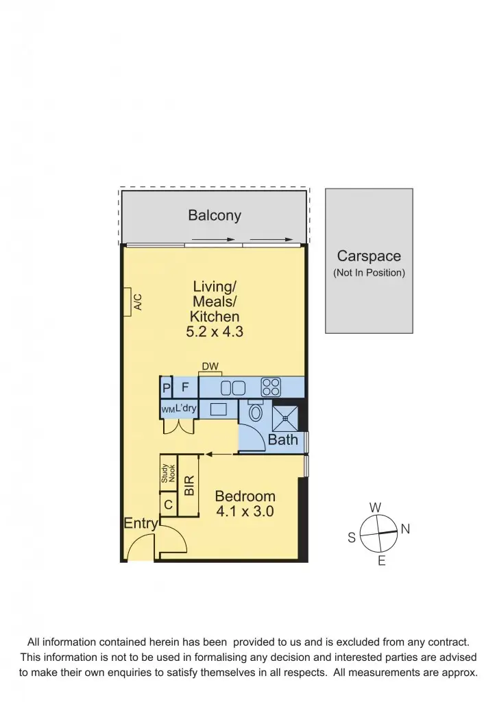 Floorplan of Homely apartment listing, 108/102 Rankins Road, Kensington VIC 3031