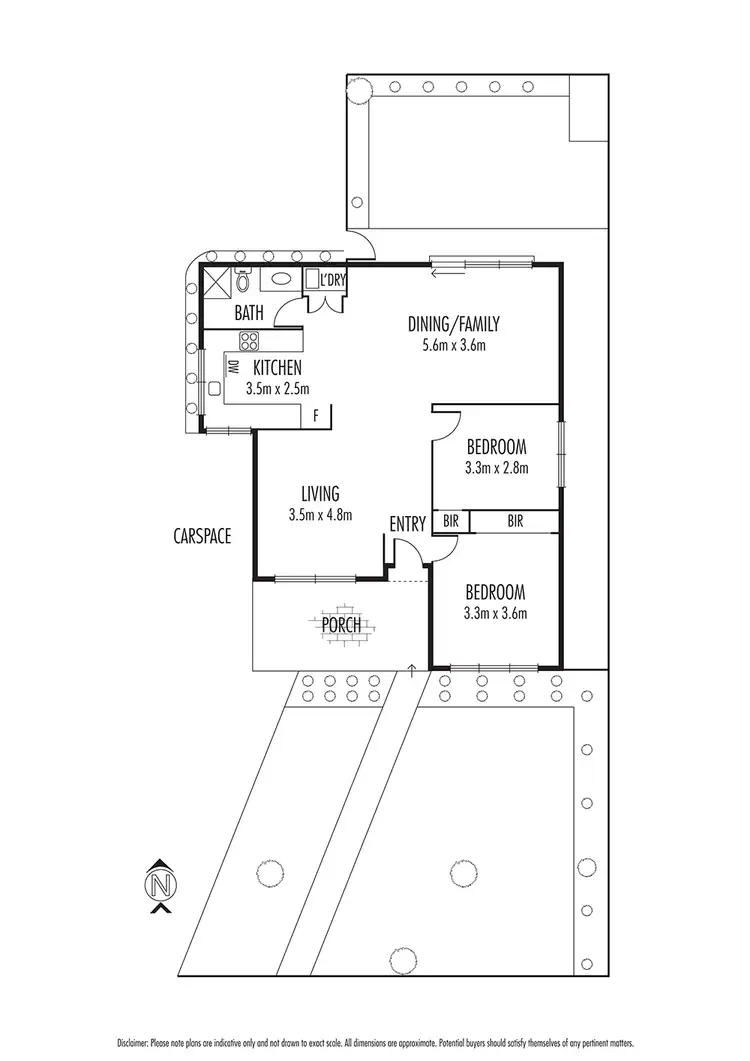 Floorplan of Homely unit listing, 1/4 Deavey Court, Altona VIC 3018