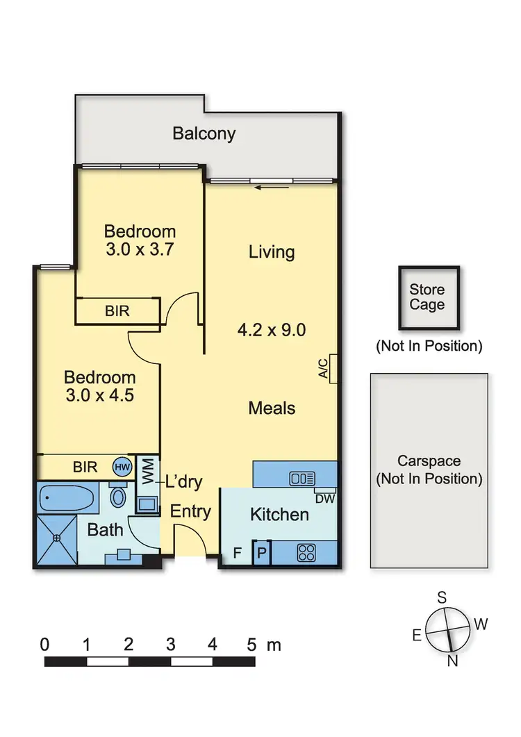 Floorplan of Homely apartment listing, 302/117 Pier Street, Altona VIC 3018