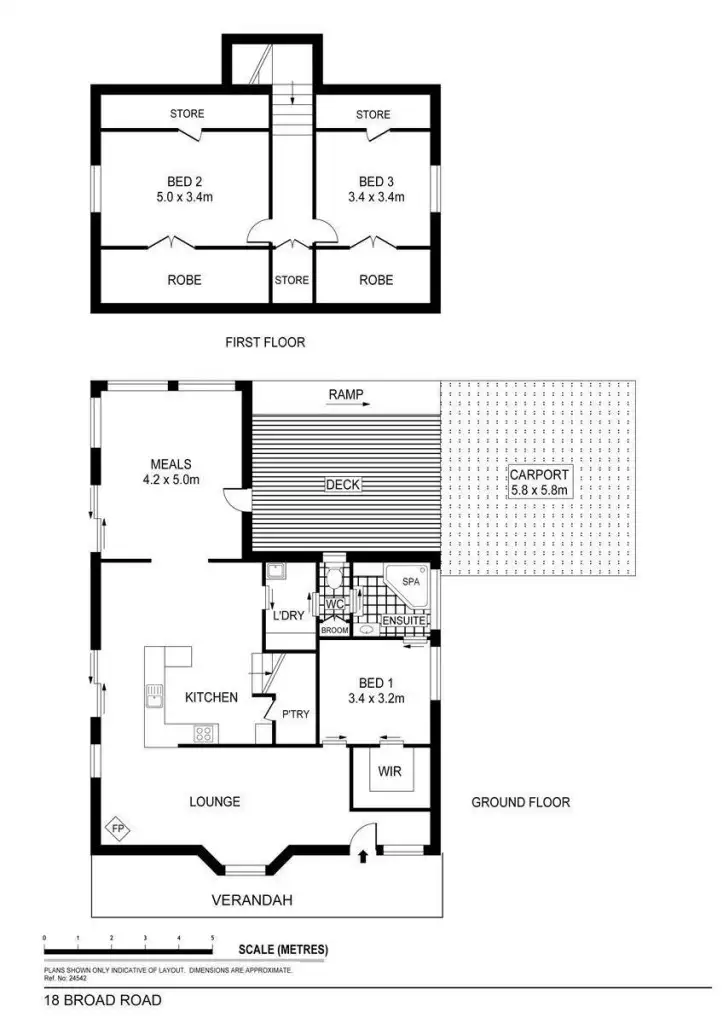 Floorplan of Homely house listing, 18 Broad Road, Campbells Creek VIC 3451