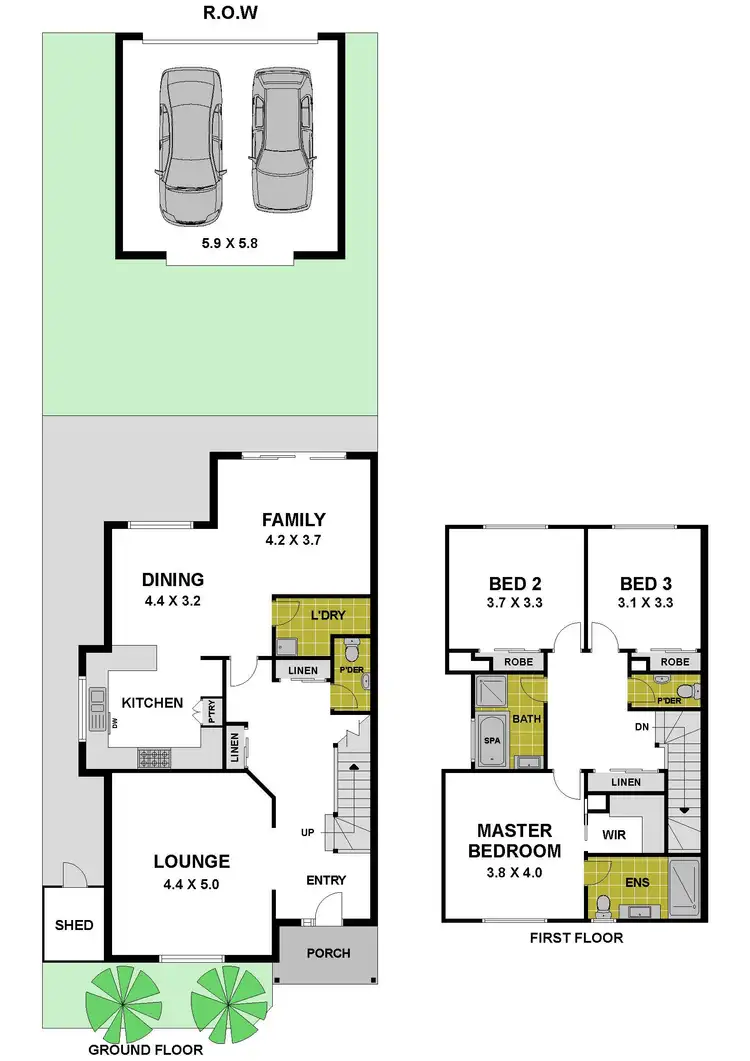 Floorplan of Homely townhouse listing, 13/72 Hillcrest Drive, Westmeadows VIC 3049