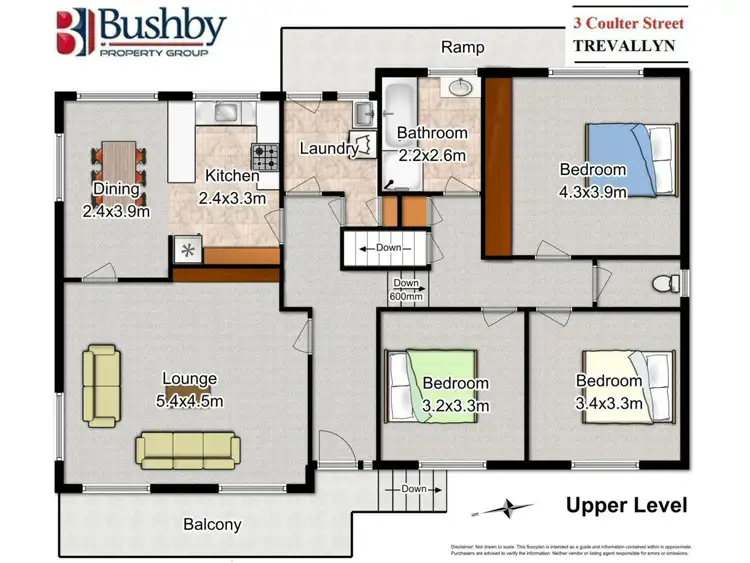 Floorplan of Homely house listing, 3 Coulter Street, Trevallyn TAS 7250