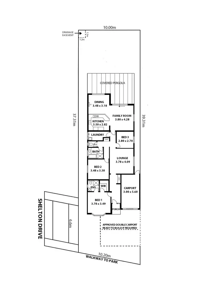 Floorplan of Homely house listing, 2A Shelton Drive, Athelstone SA 5076