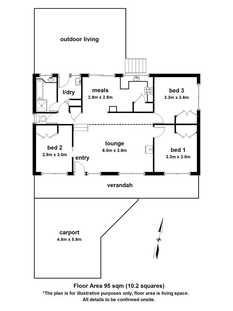 Floorplan of Homely house listing, 25 Garibaldi Street, Healesville VIC 3777
