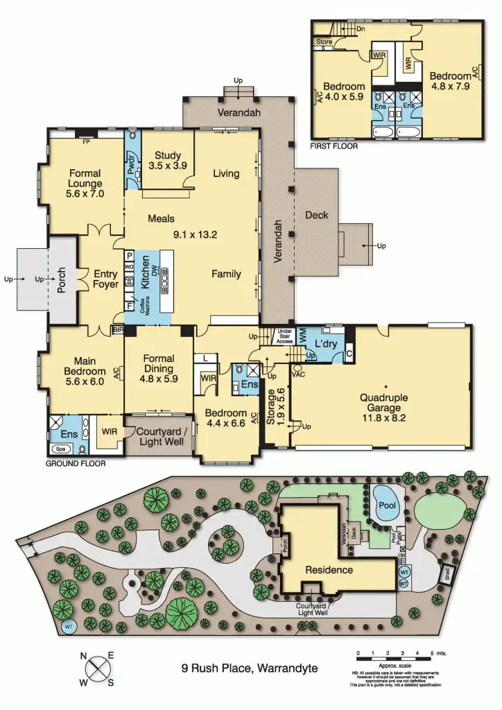 Floorplan of Homely house listing, 9 Rush Place, Warrandyte VIC 3113
