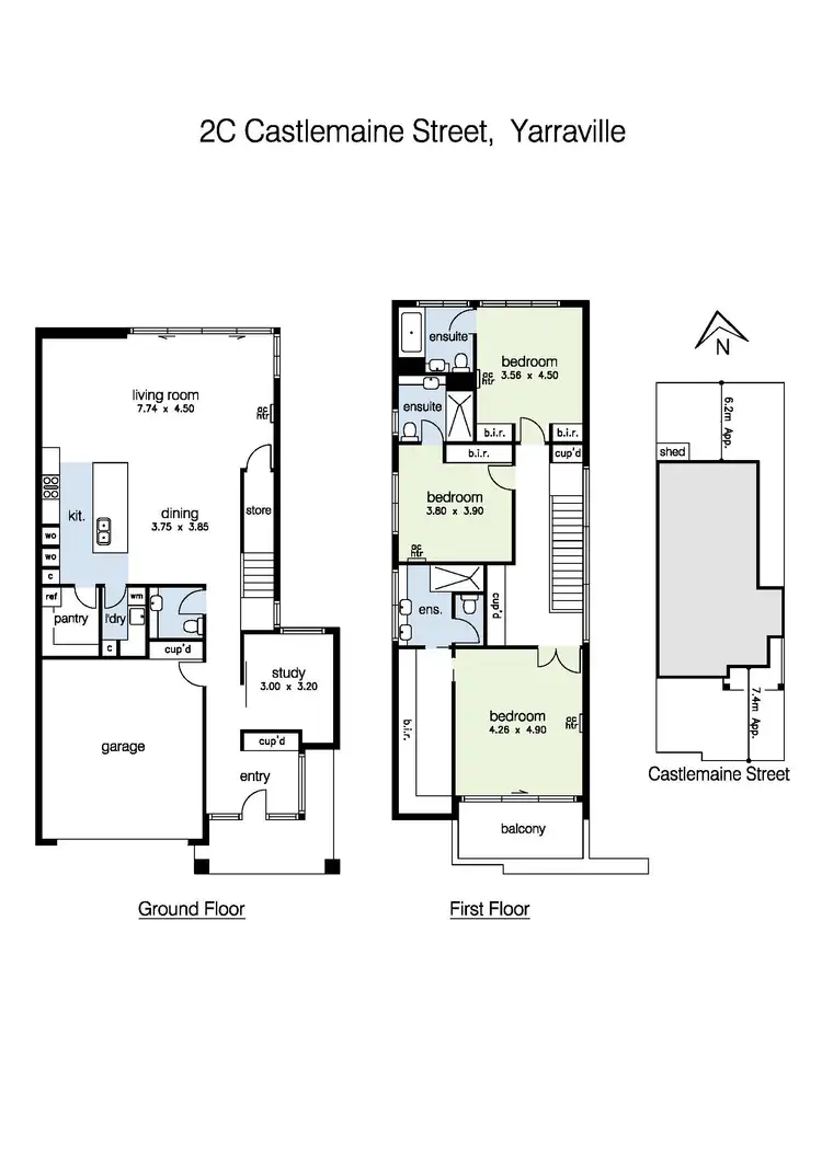 Floorplan of Homely house listing, 2C Castlemaine Street, Yarraville VIC 3013