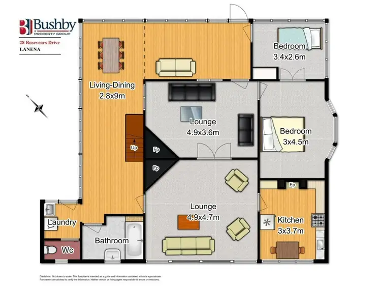 Floorplan of Homely house listing, 28 Rosevears Drive, Lanena TAS 7275
