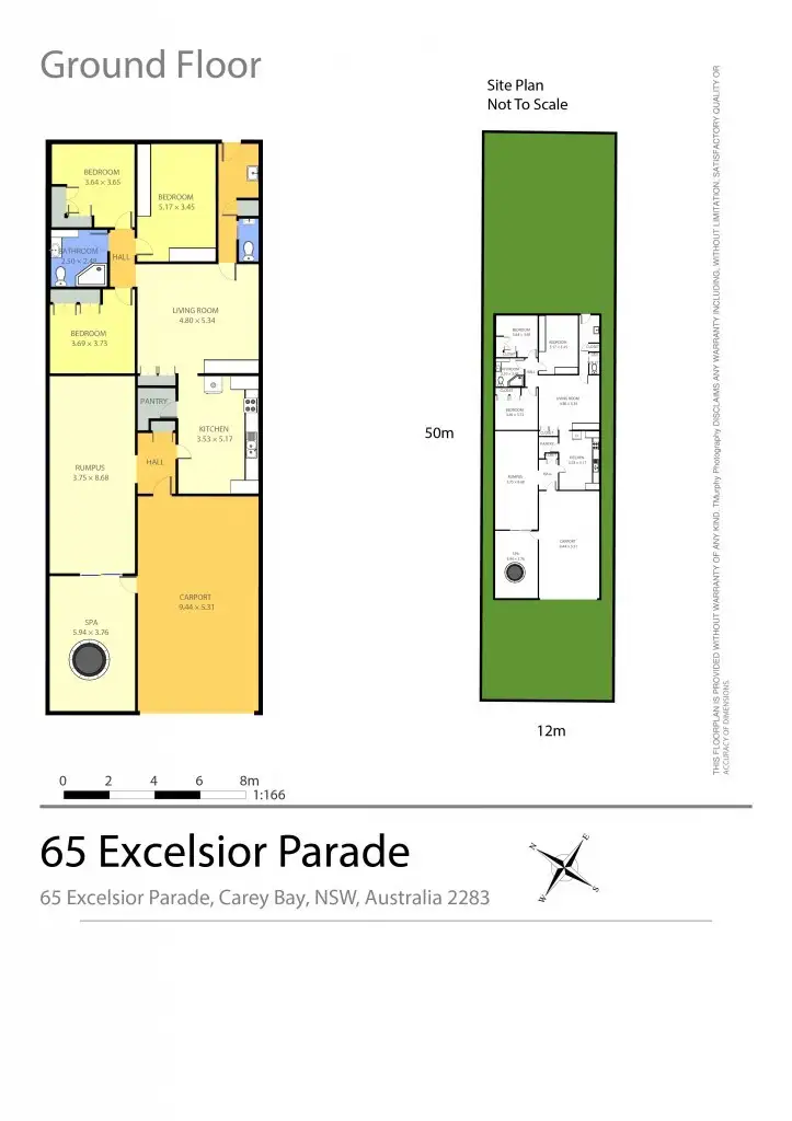 Floorplan of Homely house listing, 65 Excelsior Parade, Carey Bay NSW 2283