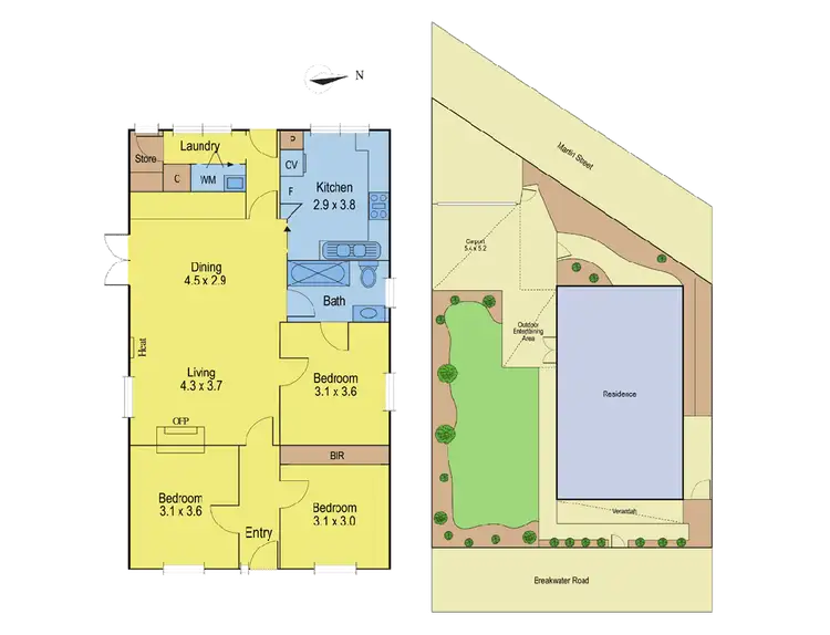 Floorplan of Homely house listing, 8 Breakwater Road, Thomson VIC 3219