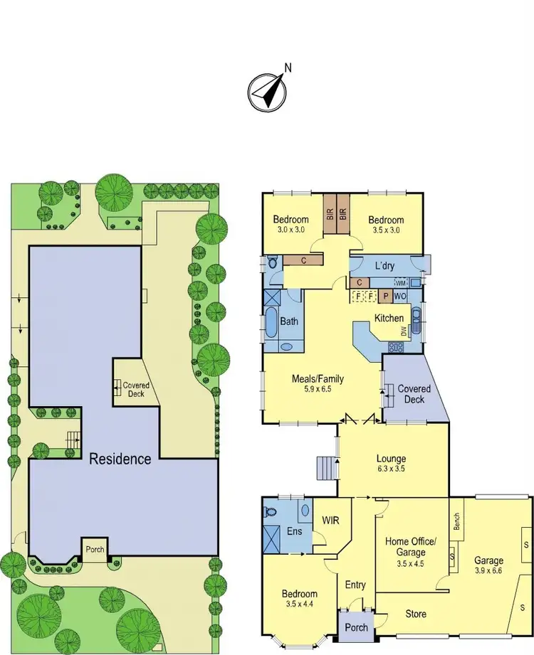 Floorplan of Homely house listing, 7 Willaura Place, Yallambie VIC 3085