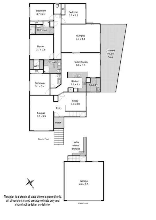 Floorplan of Homely house listing, 11 Royena Court, Warranwood VIC 3134