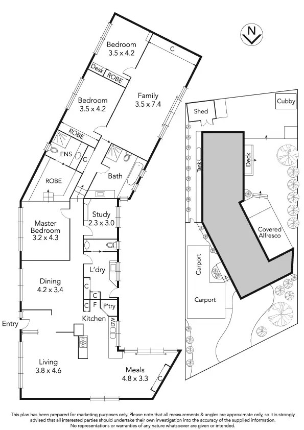 Floorplan of Homely house listing, 32 Saniky Street, Notting Hill VIC 3168