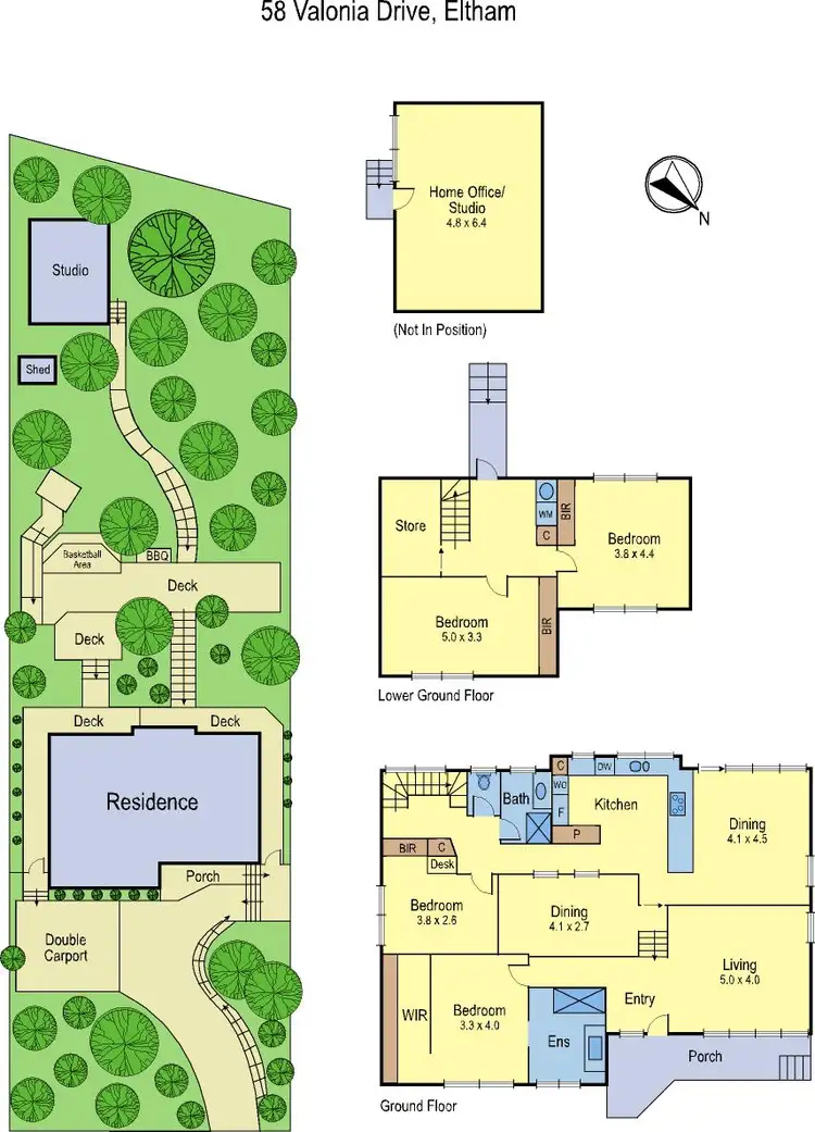 Floorplan of Homely house listing, 58 Valonia Drive, Eltham VIC 3095