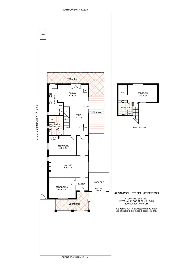Floorplan of Homely house listing, 47 Campbell Street, Kensington WA 6151