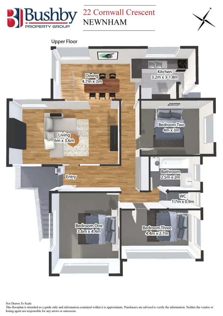 Floorplan of Homely house listing, 22 Cornwall Crescent, Newnham TAS 7248