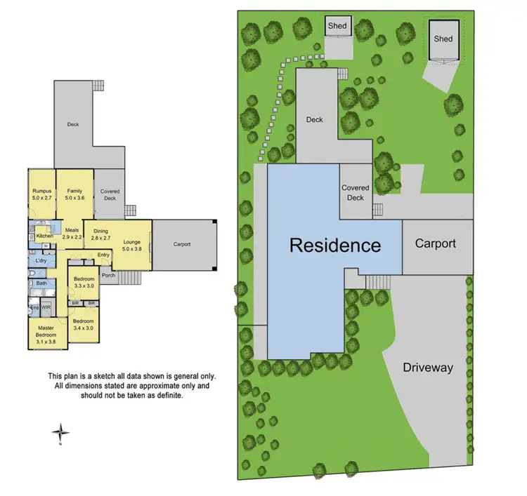 Floorplan of Homely house listing, 26 Larnook Crescent, Mooroolbark VIC 3138