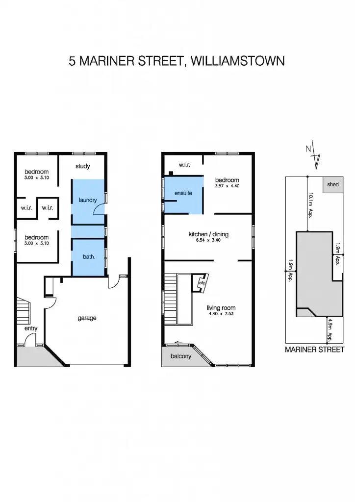 Floorplan of Homely house listing, 5 Mariner Street, Williamstown VIC 3016