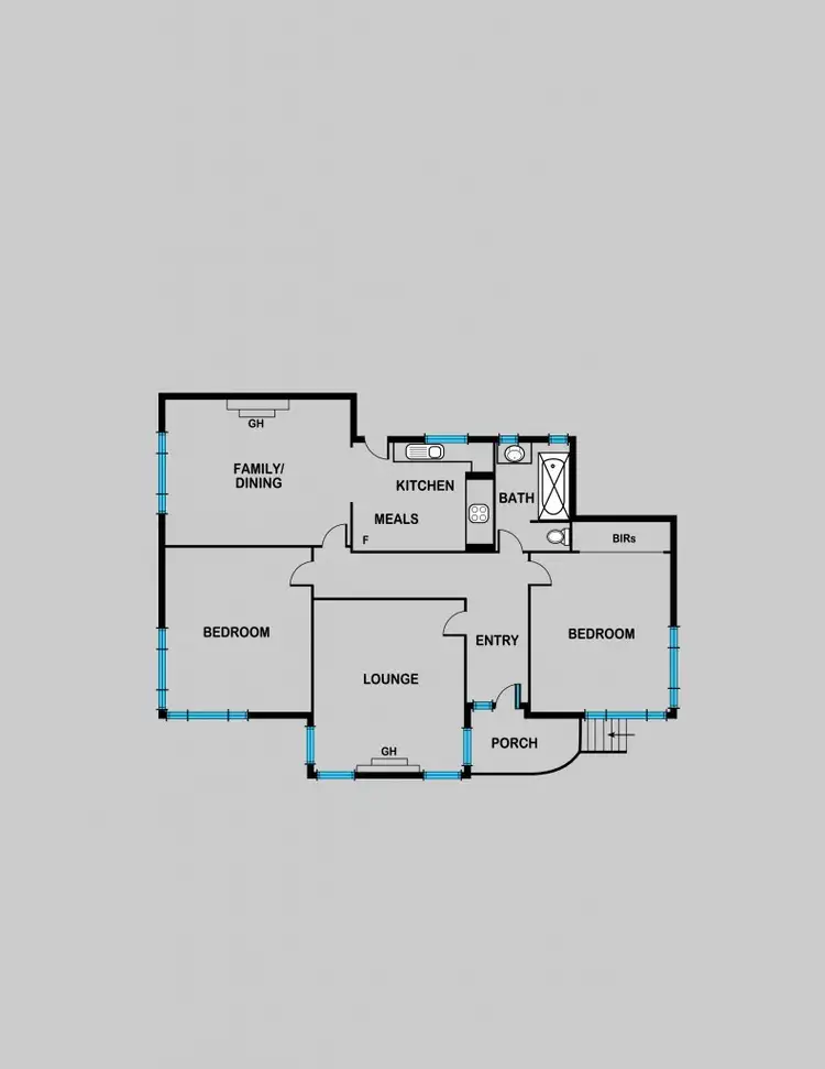 Floorplan of Homely house listing, 837 Humffray Street, Ballarat VIC 3350