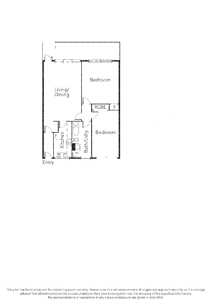 Floorplan of Homely apartment listing, 3/45 Abbott Street, Sandringham VIC 3191