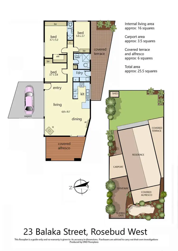 Floorplan of Homely house listing, 23 Balaka Street, Rosebud West VIC 3940