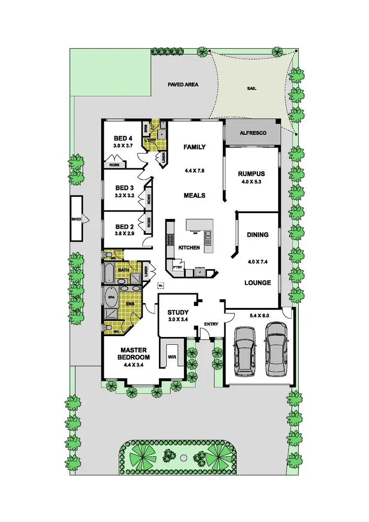 Floorplan of Homely house listing, 12 Castlehill Avenue, Greenvale VIC 3059