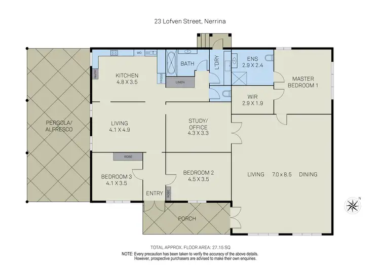 Floorplan of Homely house listing, 23 Lofven Street, Nerrina VIC 3350