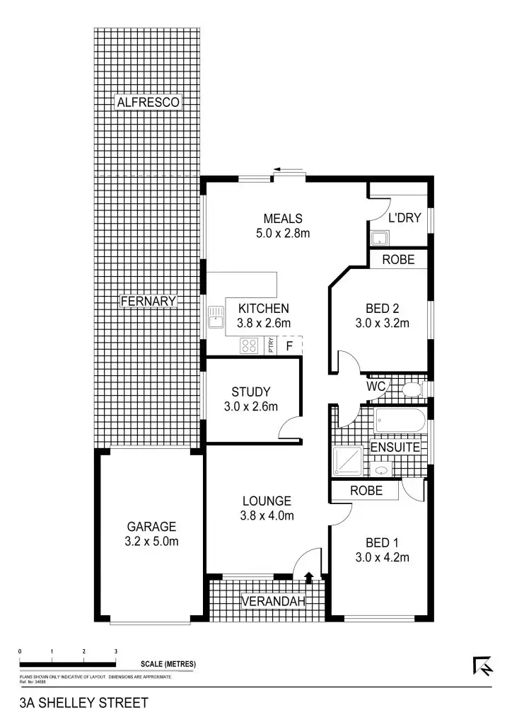 Floorplan of Homely house listing, 3A Shelley Street, Spring Gully VIC 3550
