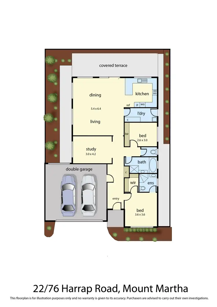 Floorplan of Homely house listing, 22/76 Harrap Road, Mount Martha VIC 3934