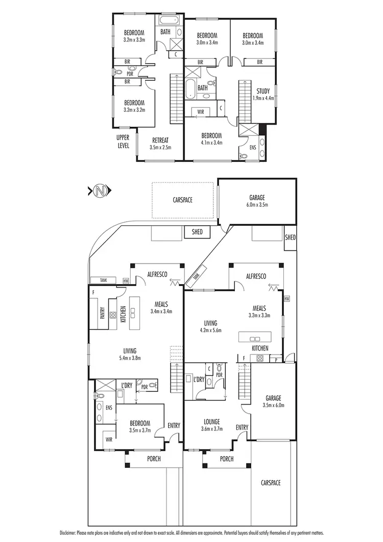 Floorplan of Homely townhouse listing, 2/31 Upton Street, Altona VIC 3018