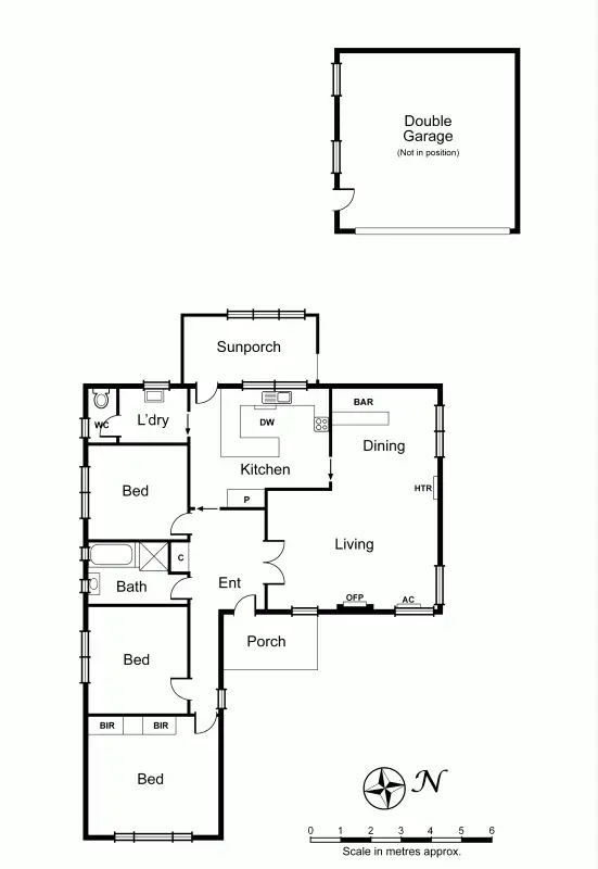 Floorplan of Homely house listing, 1 Kirkham Road, Murrumbeena VIC 3163