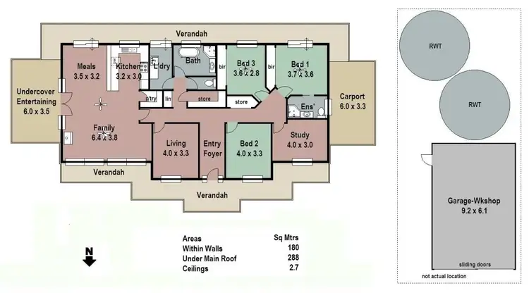 Floorplan of Homely house listing, 52 Fulford Terrace, Littlehampton SA 5250