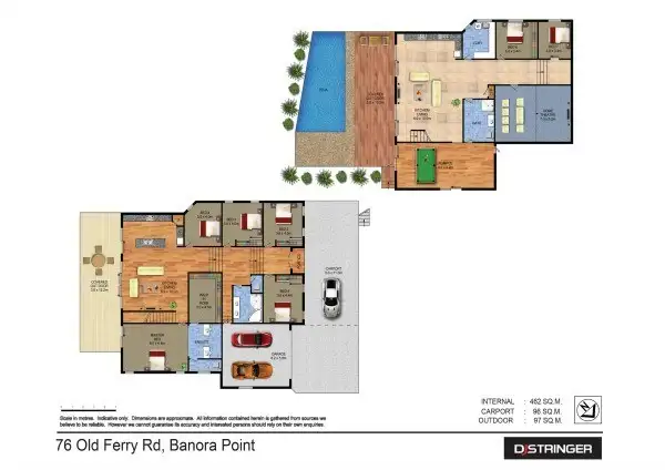 Floorplan of Homely house listing, 76 Old Ferry Road, Banora Point NSW 2486