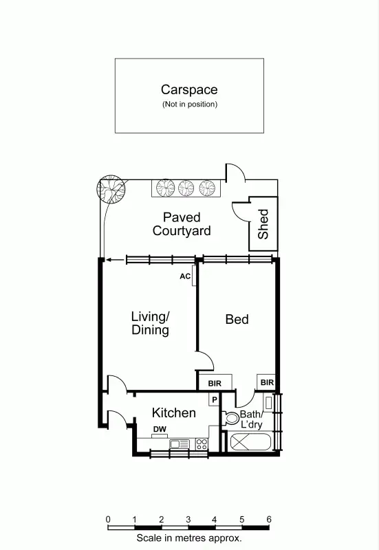 Floorplan of Homely apartment listing, 1/47 Kooyong Road, Armadale VIC 3143