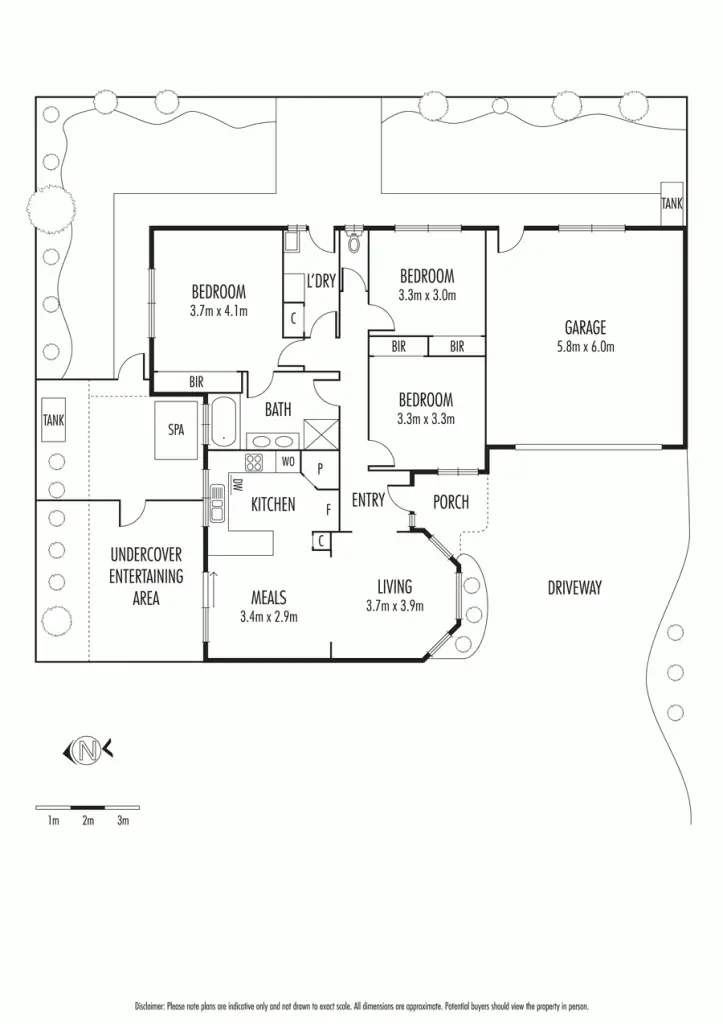 Floorplan of Homely unit listing, 3/70 Rose Street, Altona VIC 3018