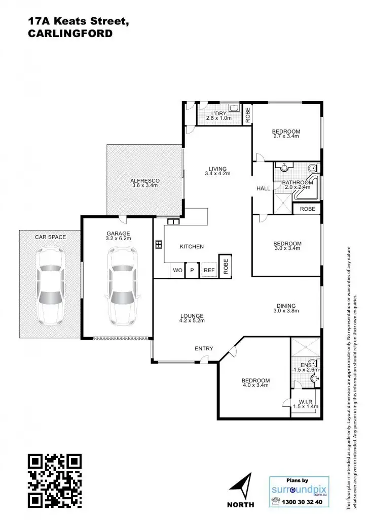 Floorplan of Homely house listing, 17A Keats St, Carlingford NSW 2118