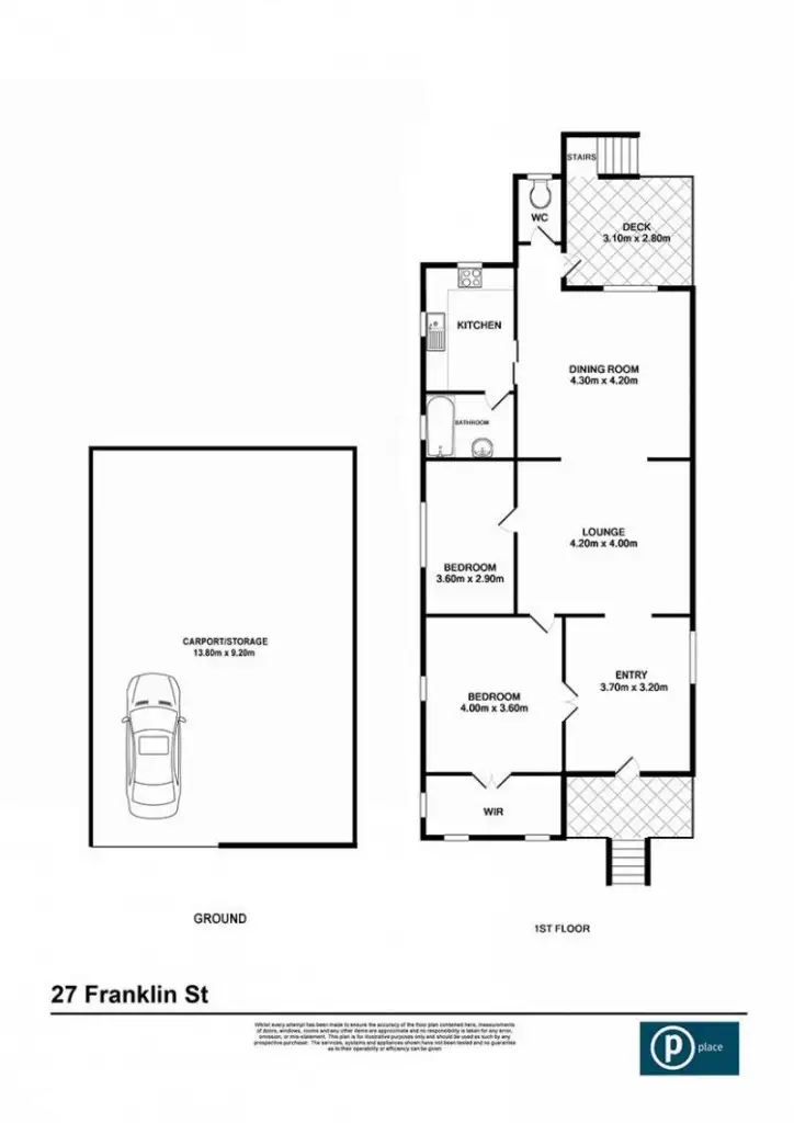 Floorplan of Homely house listing, 27 Franklin Street, Annerley QLD 4103