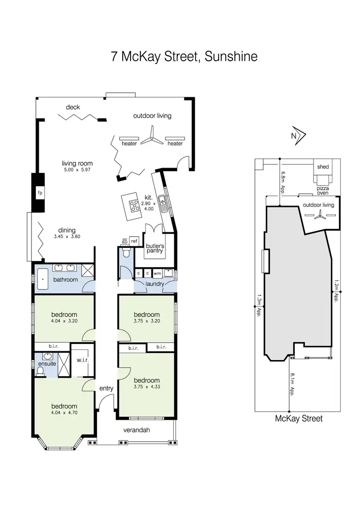 Floorplan of Homely house listing, 7 McKay Street, Sunshine VIC 3020