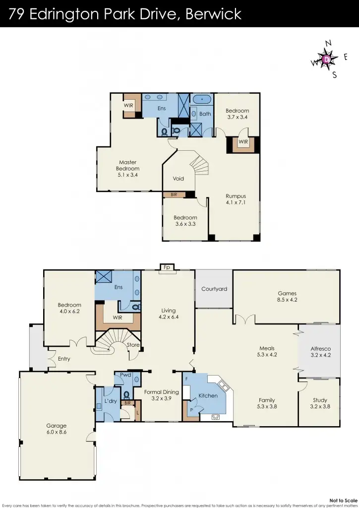 Floorplan of Homely house listing, 79 Edrington Park Drive, Berwick VIC 3806