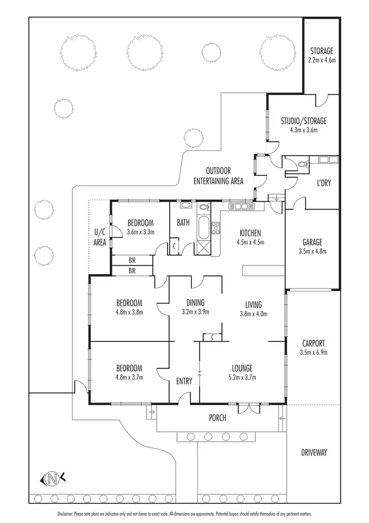 Floorplan of Homely house listing, 4 Karingal Street, Altona VIC 3018