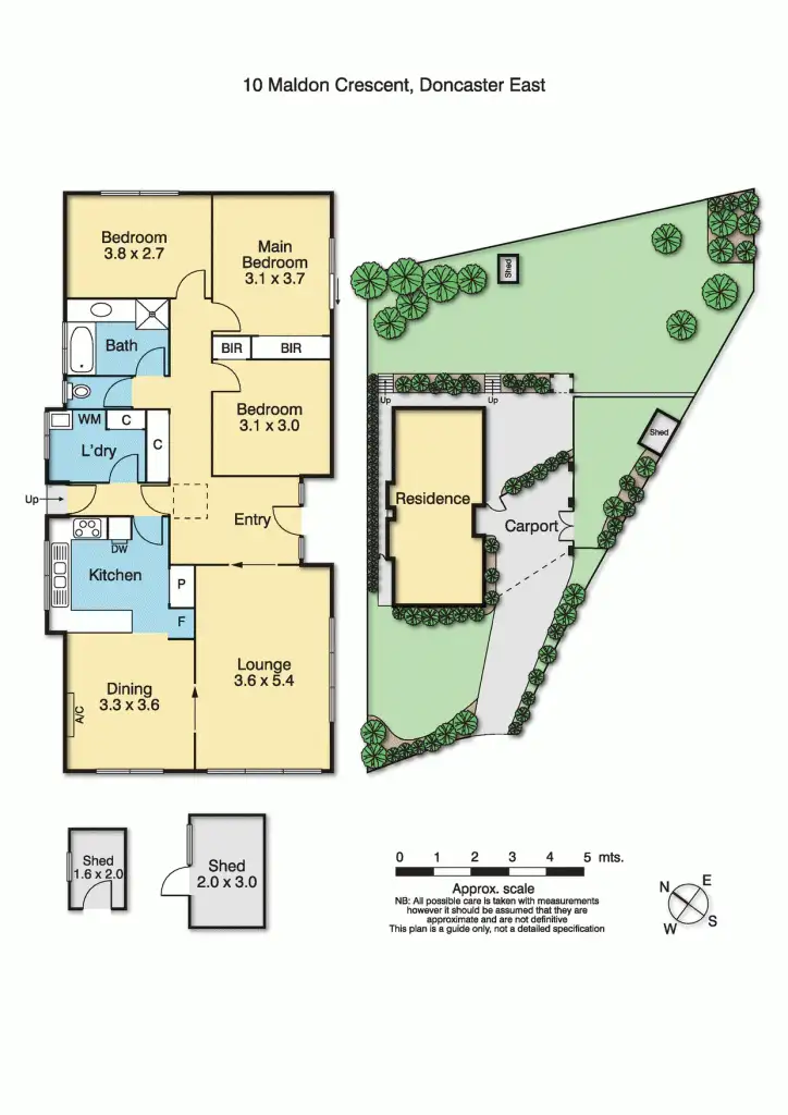 Floorplan of Homely house listing, 10 Maldon Crescent, Doncaster East VIC 3109