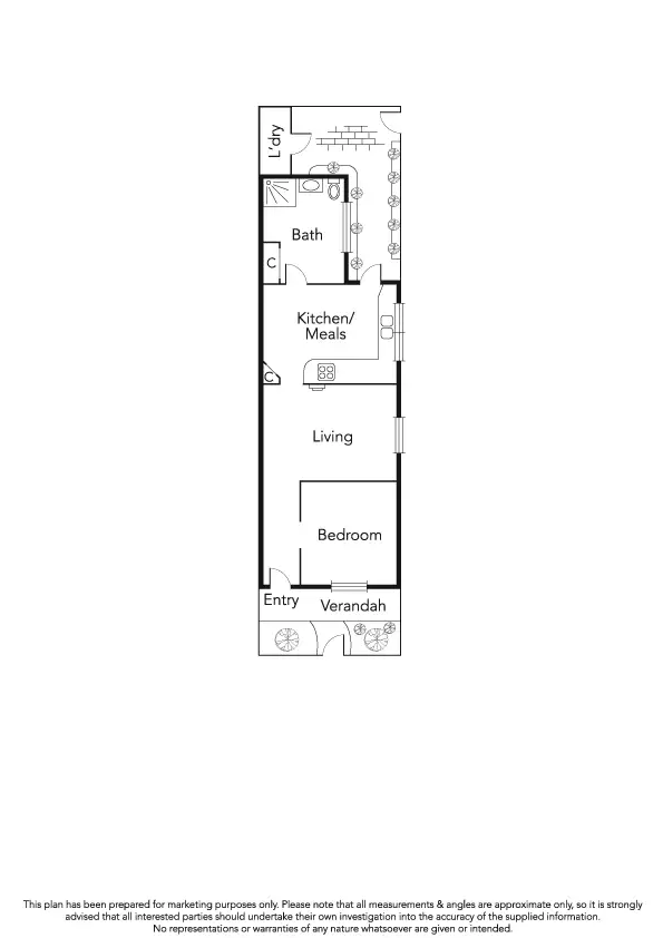 Floorplan of Homely house listing, 26 Little O'Grady Street, Albert Park VIC 3206
