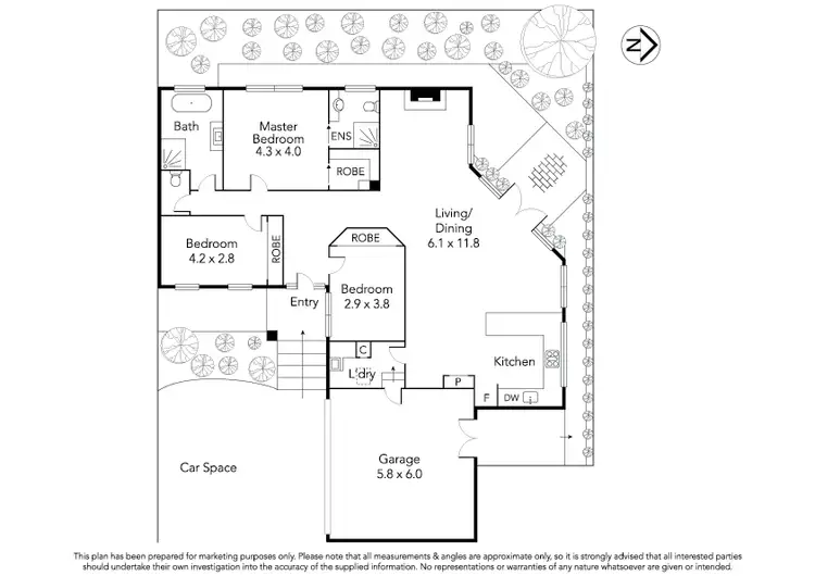 Floorplan of Homely house listing, 2/47 Doynton, Mount Waverley VIC 3149