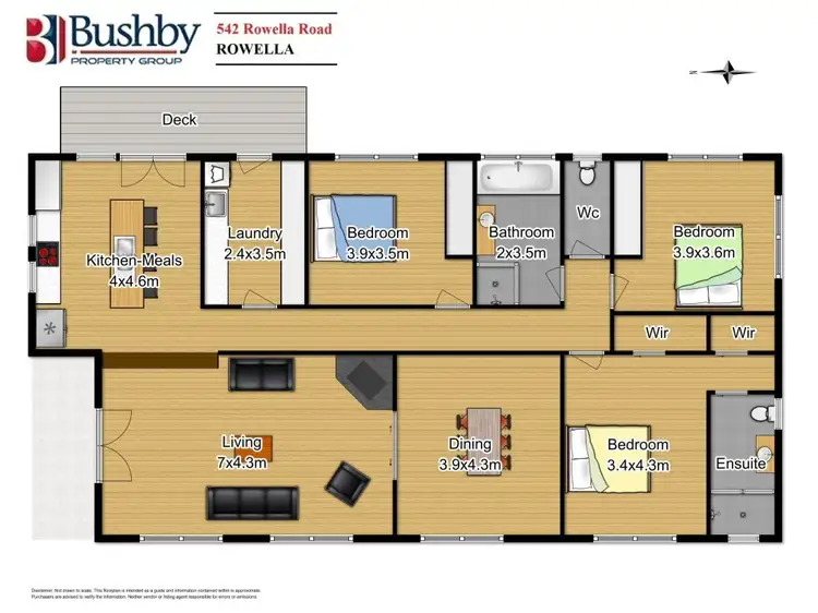 Floorplan of Homely house listing, 542 Rowella Road, Rowella TAS 7270