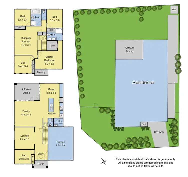 Floorplan of Homely house listing, 37 The Range Boulevard, Croydon VIC 3136