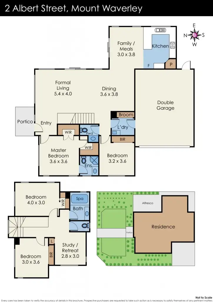 Floorplan of Homely townhouse listing, 2 Albert Street, Mount Waverley VIC 3149